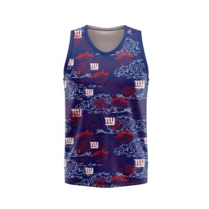 New York Giants Unisex Tank Top Basketball Jersey Style Gym Muscle Tee JTT932
