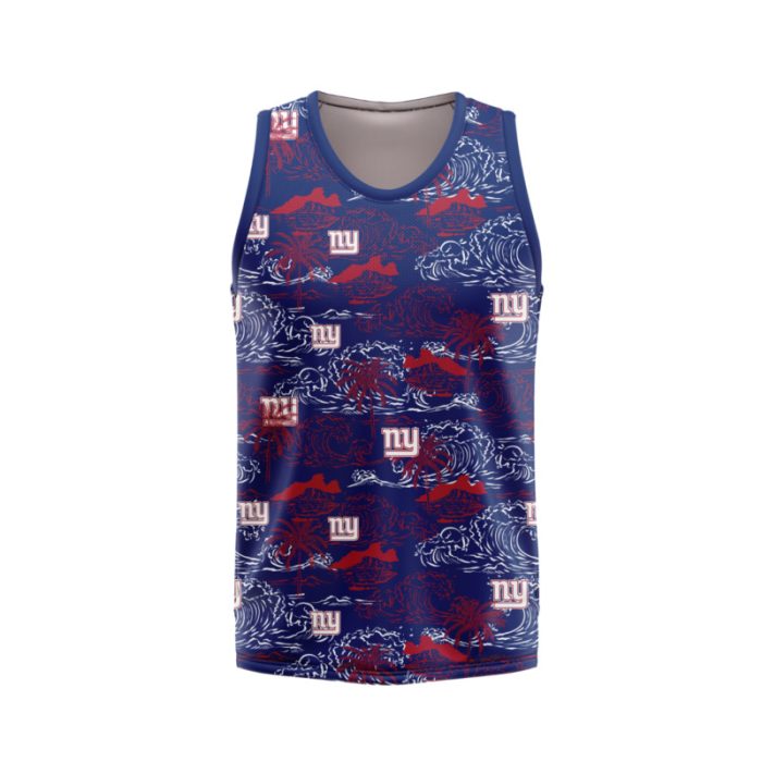 New York Giants Unisex Tank Top Basketball Jersey Style Gym Muscle Tee JTT932