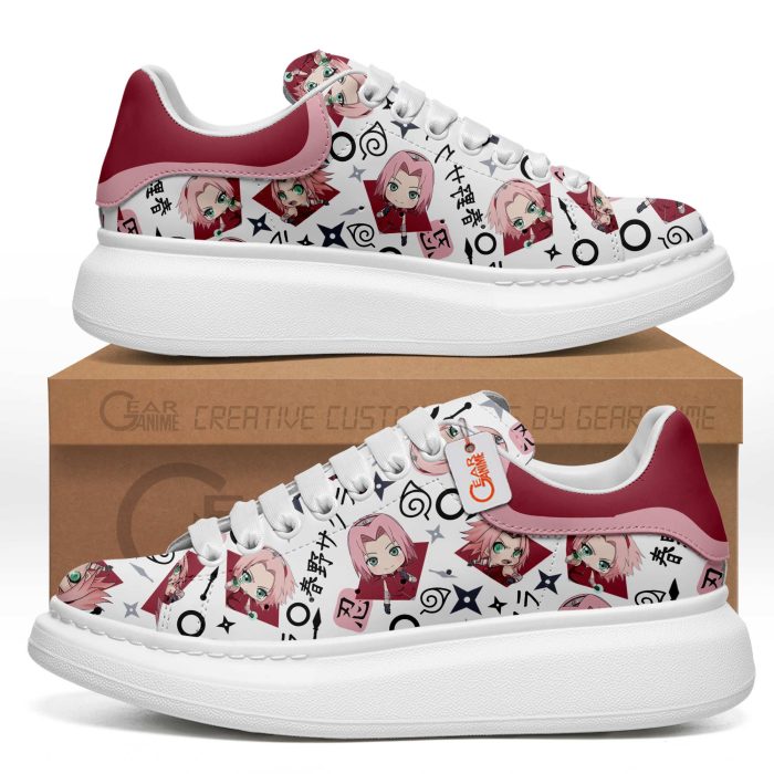 Sakura Haruno Pattern MQ Shoes Custom Sneakers GMQ072