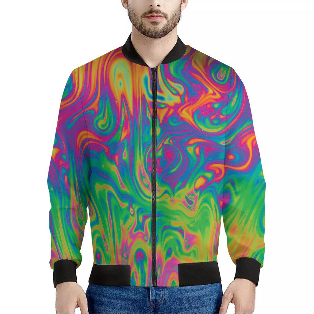 Geometric Graffiti Psychedelic Women's Bomber Jacket