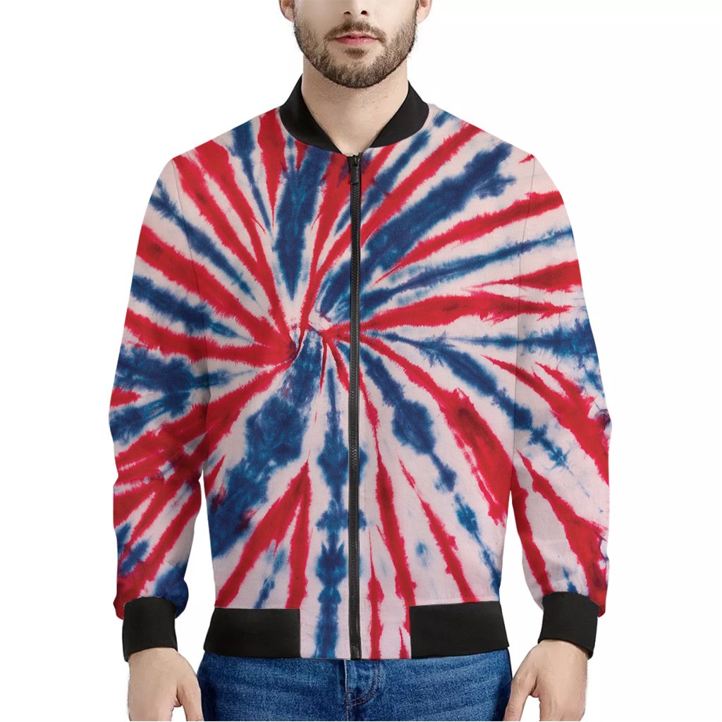 Spiral Tie Dye Men's Bomber Jacket