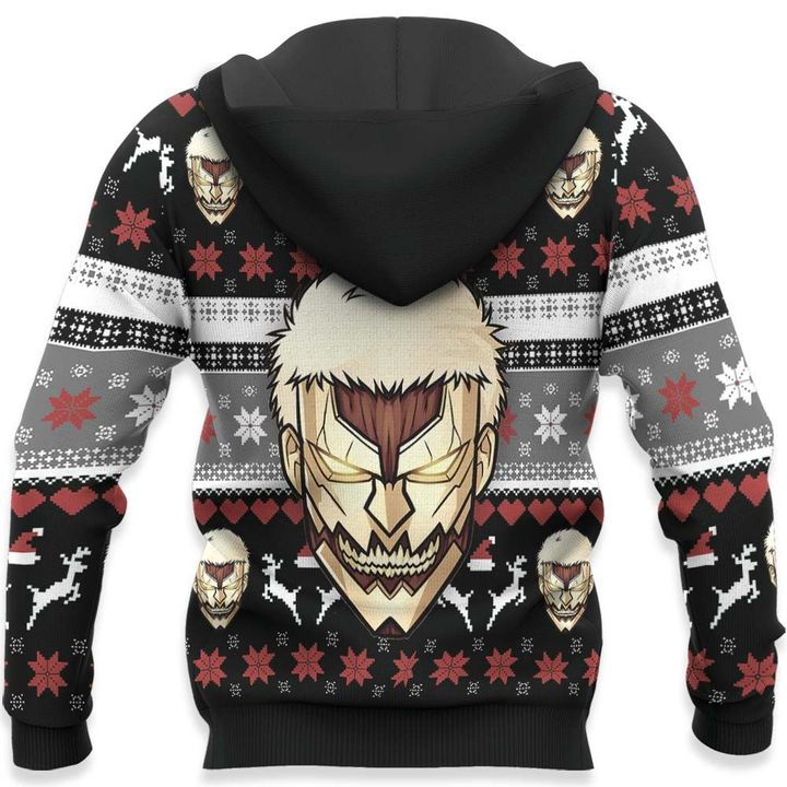 Armored-Titan-Ugly-Christmas-Sweater-Pullover-Hoodie-Custom-Anime-Attack-On-Titan-Xmas-Gifts-3