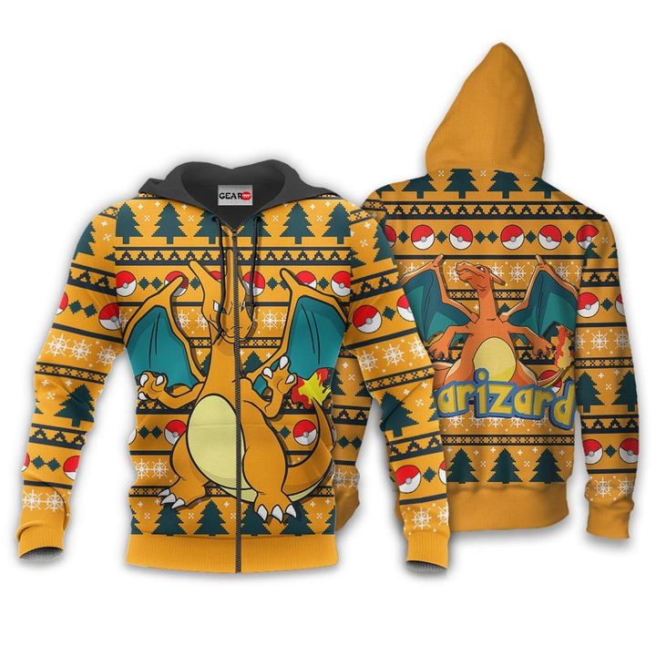 Charizard-Ugly-Christmas-Sweater-Pullover-Hoodie-Custom-Anime-Xmas-Gifts-1