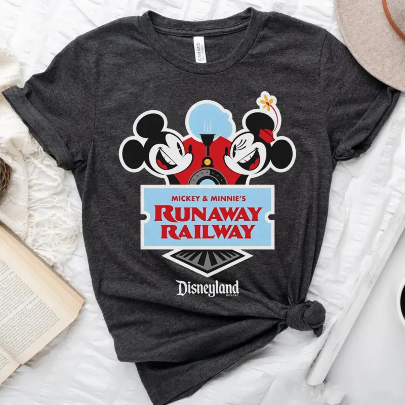 Disneyland-Resort-Mickey-And-Minnies-Runaway-Railway-Kid-Tee-Unisex-T-Shirt Disneyland Resort Mickey And Minnie's Runaway Railway Kid Tee - Unisex T-Shirt