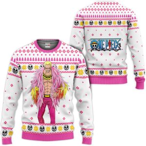 Donquixote Doflamingo Custom Ugly Christmas Sweater Pullover Hoodie