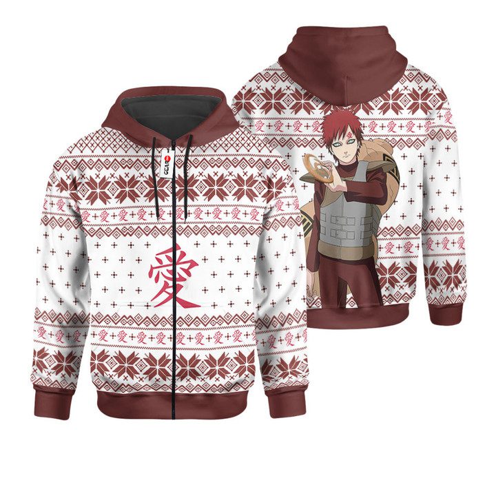 Gaara-Ugly-Christmas-Sweater-Pullover-Hoodie-Custom-For-Anime-Fans-1