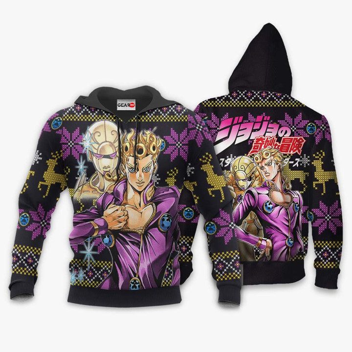 Giorno-Giovanna-Ugly-Christmas-Sweater-Pullover-Hoodie-Custom-JJBA-Xmas-Gifts-2