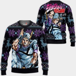 Johnny Joestar Ugly Christmas Sweater Pullover Hoodie Custom JJBA Xmas Gifts