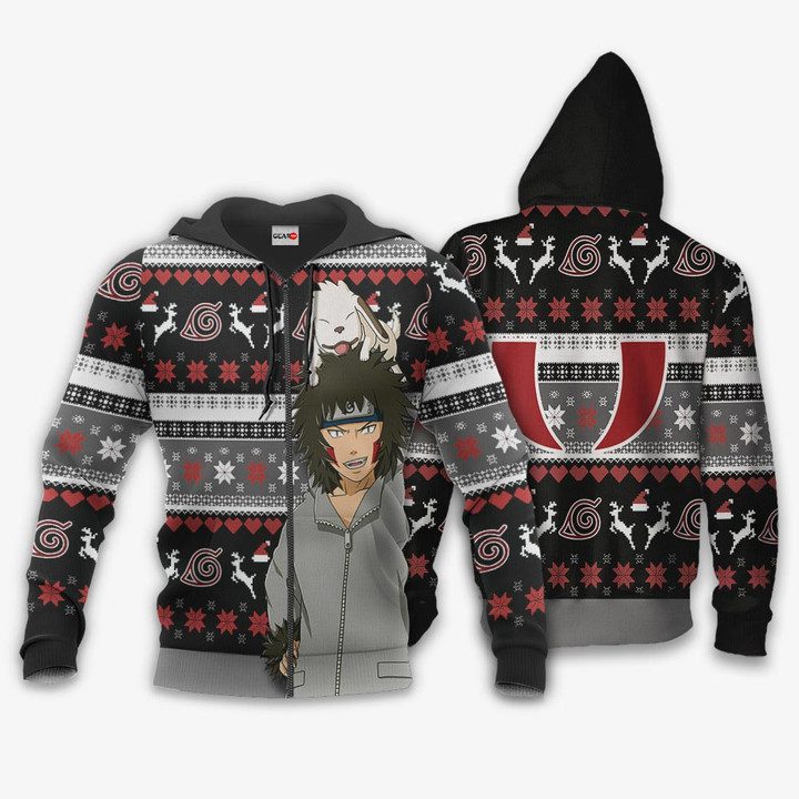 Kiba-Inuzuka-Ugly-Christmas-Sweater-Pullover-Hoodie-Custom-Anime-1