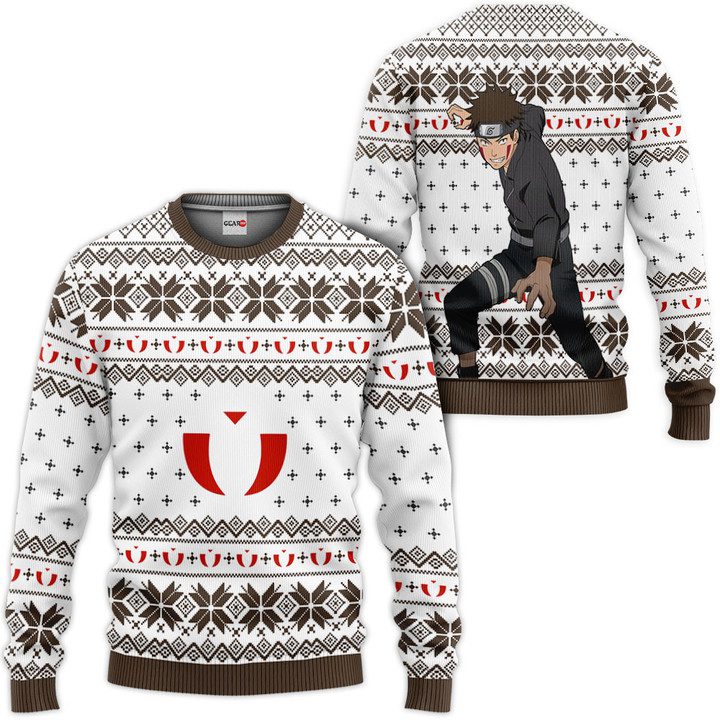 Kiba-Inuzuka-Ugly-Christmas-Sweater-Pullover-Hoodie-Custom-For-Anime-Fans Kiba Inuzuka Ugly Christmas Sweater Pullover Hoodie Custom For Anime Fans