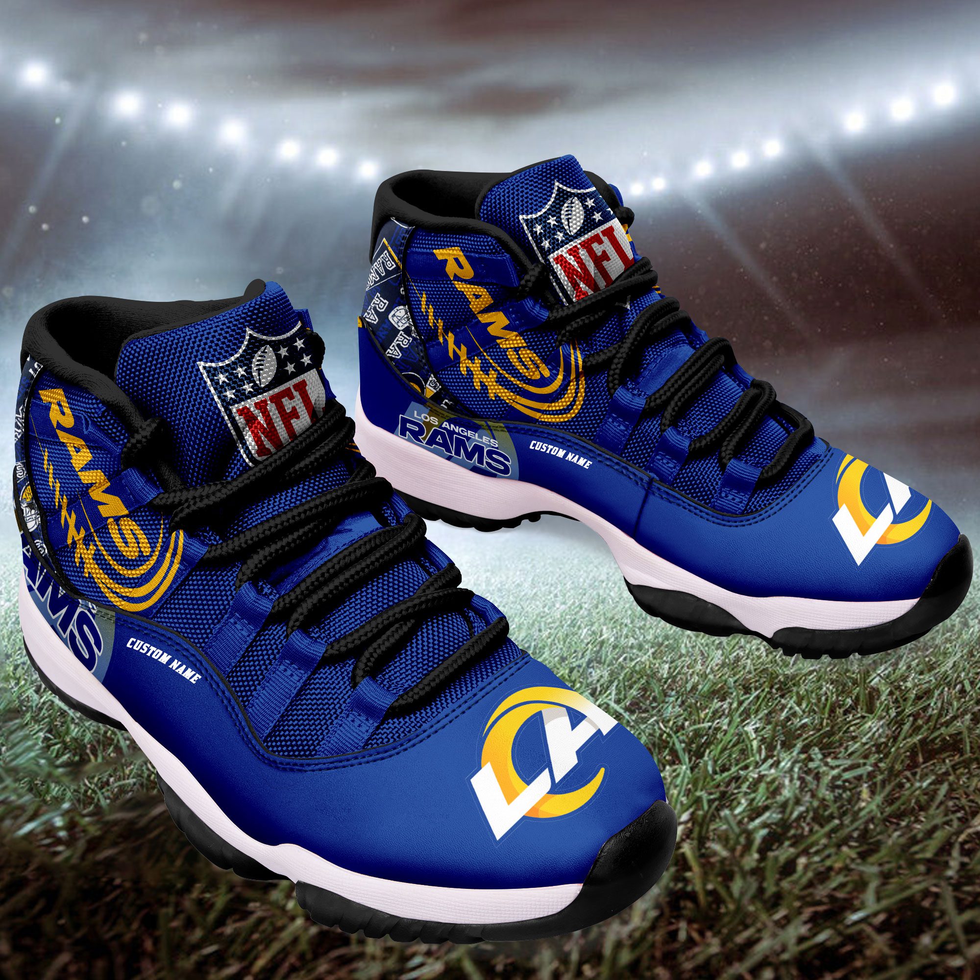 Los-Angeles-Rams-Personalized-JD11-Sneaker-Basketball-Shoes-1