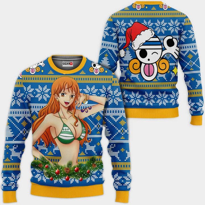 Nami-Ugly-Christmas-Sweater-Pullover-Hoodie-Custom-Xmas-Gifts Nami Ugly Christmas Sweater Pullover Hoodie Custom Xmas Gifts