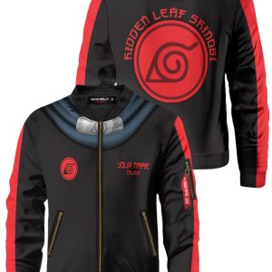 Personalized Hidden Leaf Shinobi Bomber Jacket