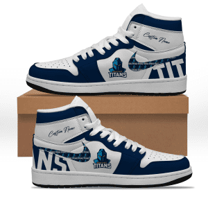 Gold Coast Titans NRL AJ1 Nike Sneakers High Top Shoes 2023 Collection