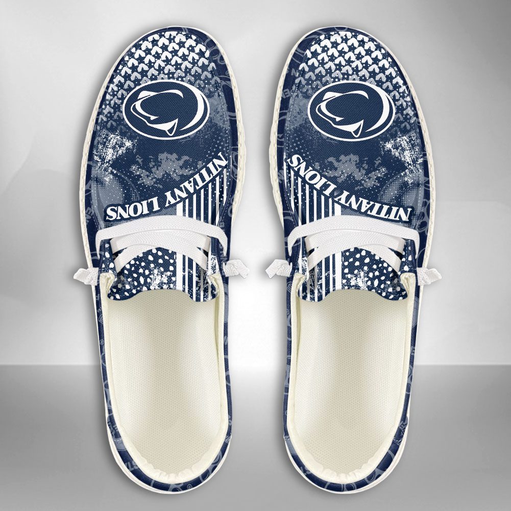 NCAA Penn State Nittany Lions Hey Dude Shoes Wally Lace Up Loafers ...