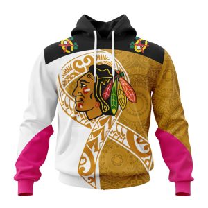 Personalized Chicago BlackHawks Specialized Samoa Fights Cancer Unisex Pullover Hoodie