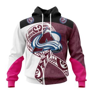 Personalized Colorado Avalanche Specialized Samoa Fights Cancer Unisex Pullover Hoodie