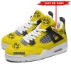 Borussia Dortmund Bundesliga Premium Sneaker Jordan 4 Personalized Name Shoes JD4693