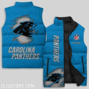 Carolina Panthers NFL Sleeveless Down Jacket Sleeveless Vest