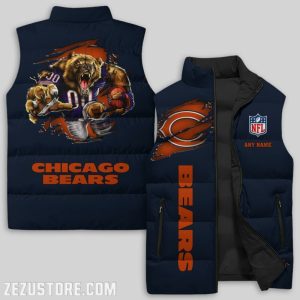 Chicago Bears NFL Sleeveless Down Jacket Sleeveless Vest