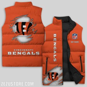 Cincinnati Bengals NFL Sleeveless Down Jacket Sleeveless Vest