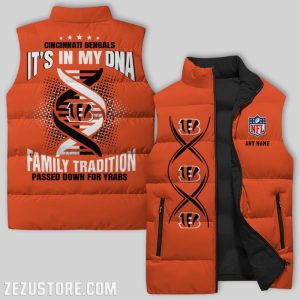 Cincinnati Bengals NFL Sleeveless Down Jacket Sleeveless Vest