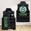Colorado State Rams Sleeveless Down Jacket Sleeveless Vest