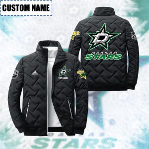 Dallas Stars Padded Jacket Stand Collar Coats