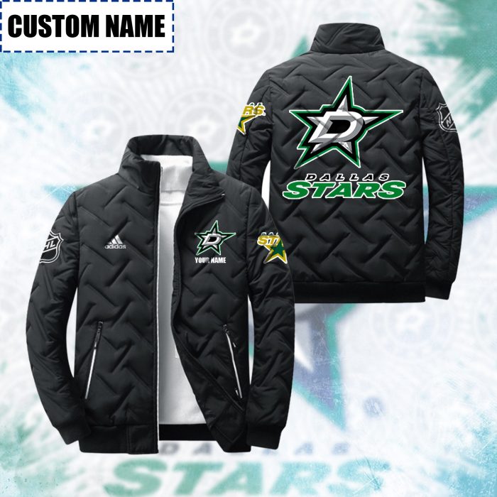Dallas Stars Padded Jacket Stand Collar Coats