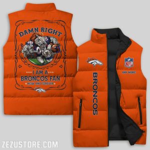 Denver Broncos NFL Sleeveless Down Jacket Sleeveless Vest