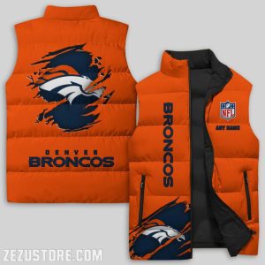 Denver Broncos NFL Sleeveless Down Jacket Sleeveless Vest