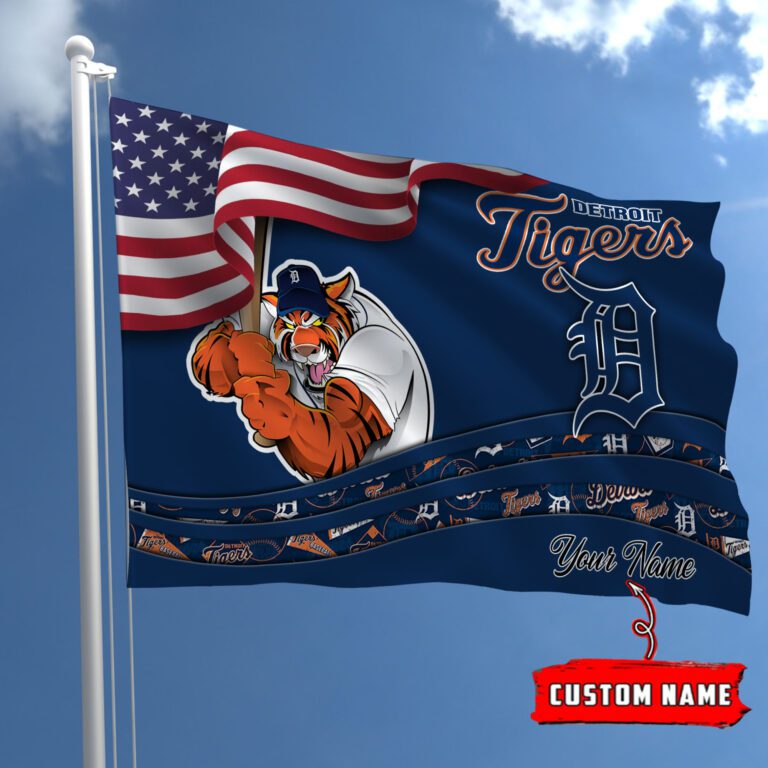 Detroit-Tigers-MLB-Fly-Flag-Outdoor-Flag-FI325 Detroit Tigers MLB Fly Flag Outdoor Flag FI325