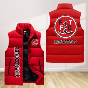 Fleetwood Town F.C Sleeveless Down Jacket Sleeveless Vest