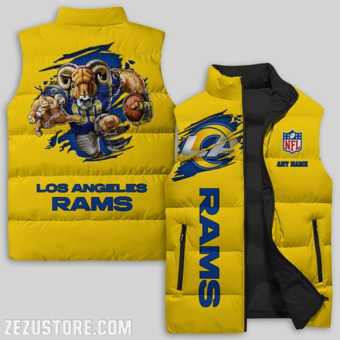 Los Angeles Rams NFL Sleeveless Down Jacket Sleeveless Vest