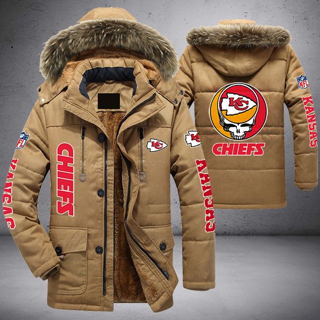 NFL-Kansas-City-Chiefs-Skull-Parka-Jacket-Fleece-Coat-Winter-PJF1147-3