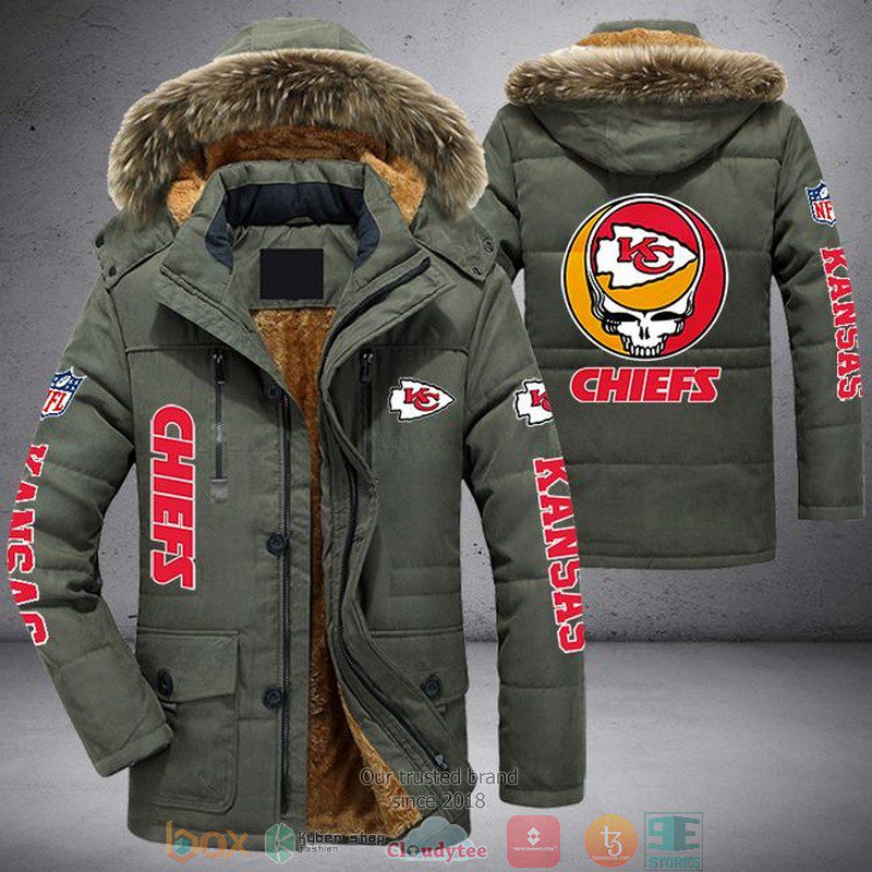 NFL-Kansas-City-Chiefs-Skull-logo-Parka-Jacket-Fleece-Coat-Winter-PJF1146-2