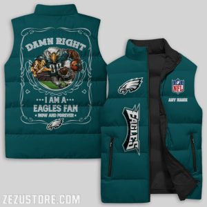 Philadelphia Eagles NFL Sleeveless Down Jacket Sleeveless Vest