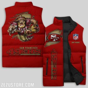 San Francisco 49ers NFL Sleeveless Down Jacket Sleeveless Vest