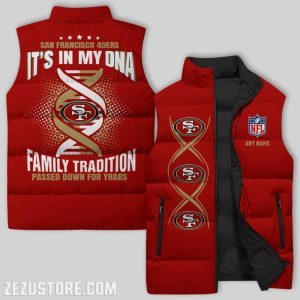 San Francisco 49ers NFL Sleeveless Down Jacket Sleeveless Vest