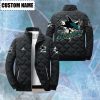 San Jose Sharks Padded Jacket Stand Collar Coats