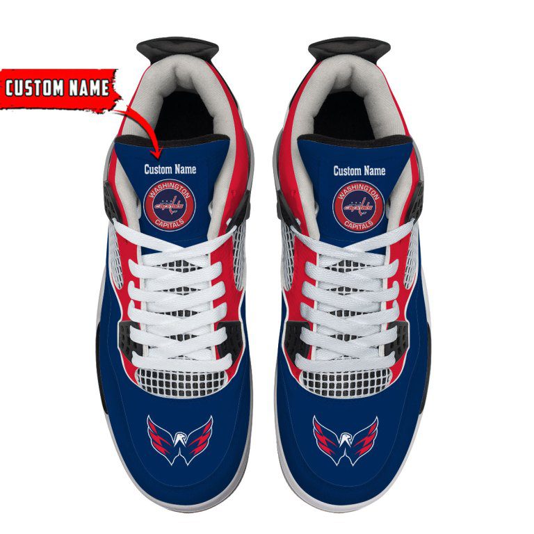 Washington-Capitals-NHL-Premium-Jordan-4-Sneaker-Personalized-Name-Shoes-JD4673-1