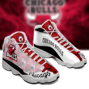 Chicago Bulls Air Jordan 13 Custom Basketball Sneakers JD130018