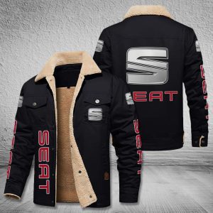 SEAT Fleece Cargo Jacket Winter Jacket For Car Lover 2023 Collection FCJ1084