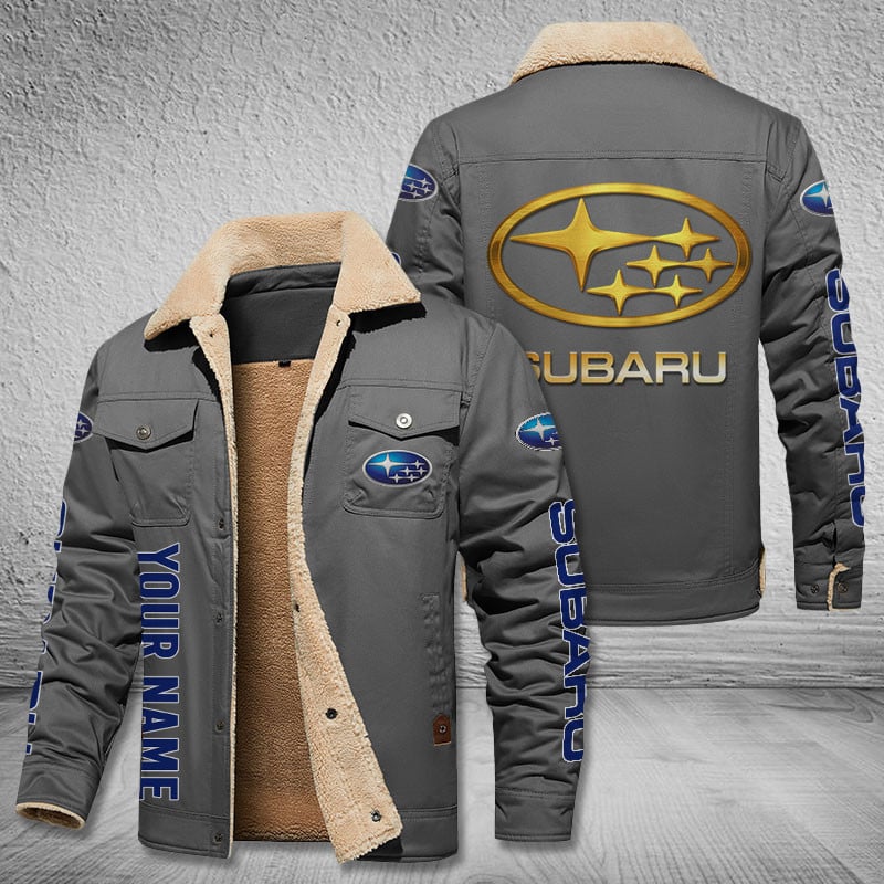 Subaru-Cars-Logo-Personalized-Fleece-Cargo-Jacket-Winter-Jacket-FCJ1030-2