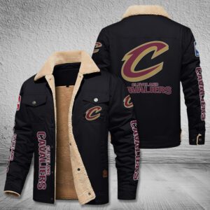 Cleveland Cavaliers Fleece Cargo Jacket Winter Jacket FCJ1869