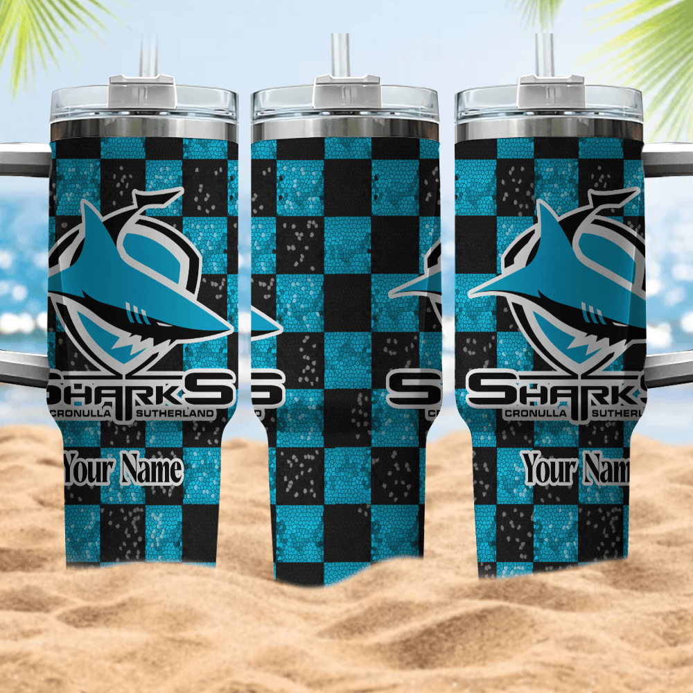 Cronulla-Sutherland-Sharks-NRL-Personalized-Stanley-Tumbler-40oz-STT1278-2