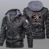 Toronto Raptors Black Brown Leather Jacket LIZ107