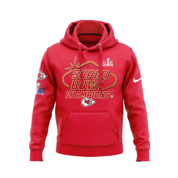Kansas City Chiefs Super Bowl LVIII Champions Hoodie Set HSC1026