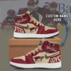 Arizona Coyotes NHL Personalized AJ1 Sneakers Jordan 1 Shoes For Fan JWG1032