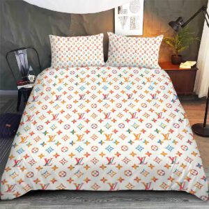 LV Monogram Luxury Bedding Set Bedroom Decor BSL1028